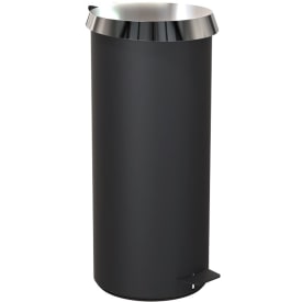 FROST pedalspand 550, mat sort/poleret låg. Indhold: 15 liter.