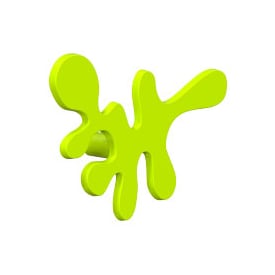 Frost Mini Camouflage krog, lime. Vægmonteres.