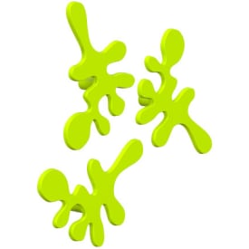 Frost Mini Camouflage krog sæt, lime. Vægmonteres.