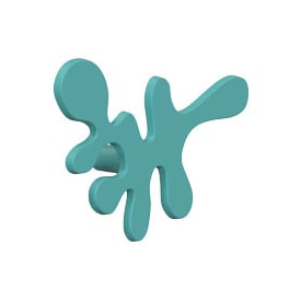 Frost Mini Camouflage krog, ice blue. Vægmonteres.