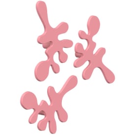 Frost Mini Camouflage krog sæt, rosa. Vægmonteres.