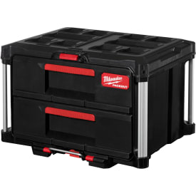 Milwaukee Packout skuffeboks, med 2 skuffer