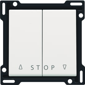 Tangent til jalousiafbryder med symbol for op-ned-stop wh coated
