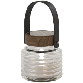 Aston Krukke, solcelle, Ø120 H120, sort/brun