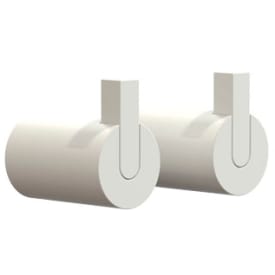 Frost Nova2 håndklædekrog, 2 stk., hvid