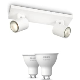 Philips Runner spotlampe, 2 spots, Hue White pærer