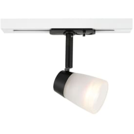 Halo Design Track Glass 1F skinnespot, sort