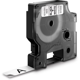DYMO® Standard D1-tape, 12 mm, svart på hvitt
