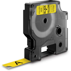DYMO® D1 tejp 12 mm, svart/gul
