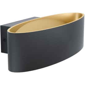 MACCACARI LED VÆG L270 SORT/GULD