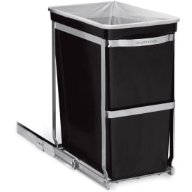 Simplehuman affaldssystem, 30 liter, sort