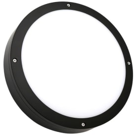 Huntsville vegglampe 12W 830/840/857 Ø275 IP65, svart