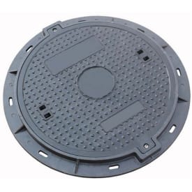 NID 650 mm karm/dæksel, rund, fast, 1,5 t, komposit