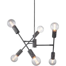 Halo Design Atom 6-lite ljuskrona, E14