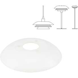 DL20 Reserve glas Universal midsterste skærm, opal