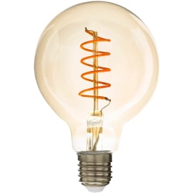 LED lyskilde Ø125 E27 4W 280 lumem 2200K, 3-step dæmp, amber