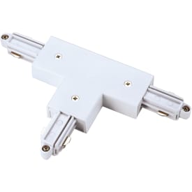 Nordtronic 1F T-samlestykke, højre jord, hvid