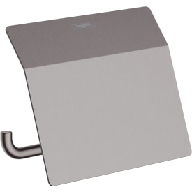 Hansgrohe AddStoris toiletrulleholder, børstet sort krom