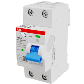 ABB F202 HPFI relæ B, 2P, 30A