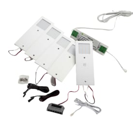 Loevschall Stella bänkbelysning, 5-kit, on-off-dim, aluminium