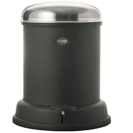Vipp 14 søppelbøtte, 8 liter, pedal, sort