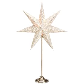 Markslöjd Baroque adventsstjärna/bordstjärna, 45 cm, vit/guld