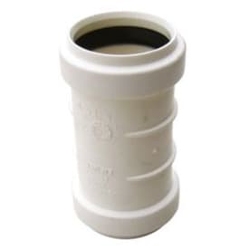 Wavin Wafix dobbeltmuffe, Ø50mm, plast, hvid