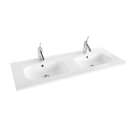 Dansani Luna Kantate håndvask, 161x45,5 cm, hvid