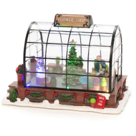 Konstsmide blomster butikk juleby