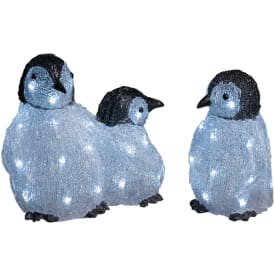 6 stk Konstsmide pingvin familie