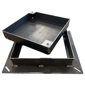 Jesmig 315/425 x 79 mm brunnskåpa t/int.gr. kakel, 5 t, corten