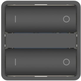 LAB3D Zigbee lysdæmper, tænd/sluk, koksgrå