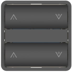 LAB3D Zigbee kontakt/lysdæmper til LK Fuga, op/ned tangenter - koksgrå
