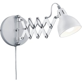 Trio Lighting Scissor væglampe, hvid