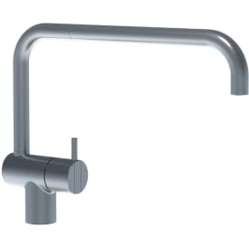 Vola KV1/300 kjøkkenbatteri, lang tut, med dobbel svingbar tut, messing natur