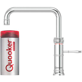 Quooker Classic Fusion Square Combi køkkenarmatur, kogende vand, krom
