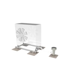 Konsolpakke til rammesystem - tagmontage af varmepumper 1 el. 2