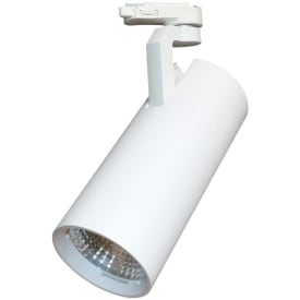 e3light Leo 3-fas skenspotlight, vit