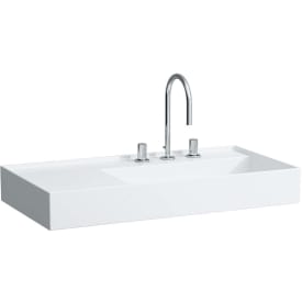 Kartell Laufen servant, 90x46 cm, høyre, hvit