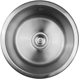 Secher Tønder køkkenvask, Ø43 cm, rustfrit stål