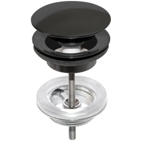 Gustavsberg Epic bundventil, push-open, mat sort