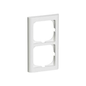 LK Fuga Softline 63 ramme, 2x1 modul, lodret, hvid