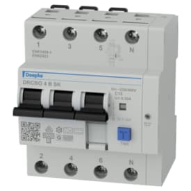 Doepke DRCBO4 Combi PFI C 10A 300mA Typ B SK 3P+N 4,5M 6 kA