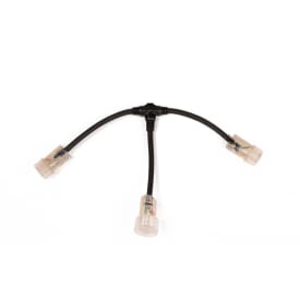 Ranceo T-forlænger til LED-strip/lysbånd, rundt stik