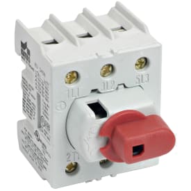 Afbryder 3-pol 63A bundmontage