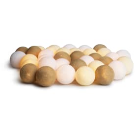 Iris Lights Creamy White lyskjede, 35 kuler