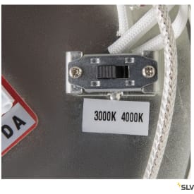 SLV One pendel, Ø80 cm, hvid