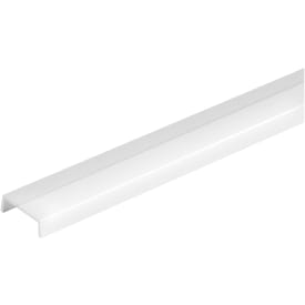 Ledvance dekkskinne for flat aluprofil 2, spesial aluprofil 1 og 2, klar, 1 meter