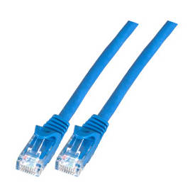 Patchkabel UTP Cat.6 0,5M blå