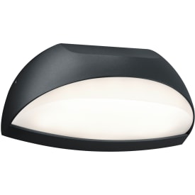 Trio Lighting Muga vegglampe med husnummer, antrasitt